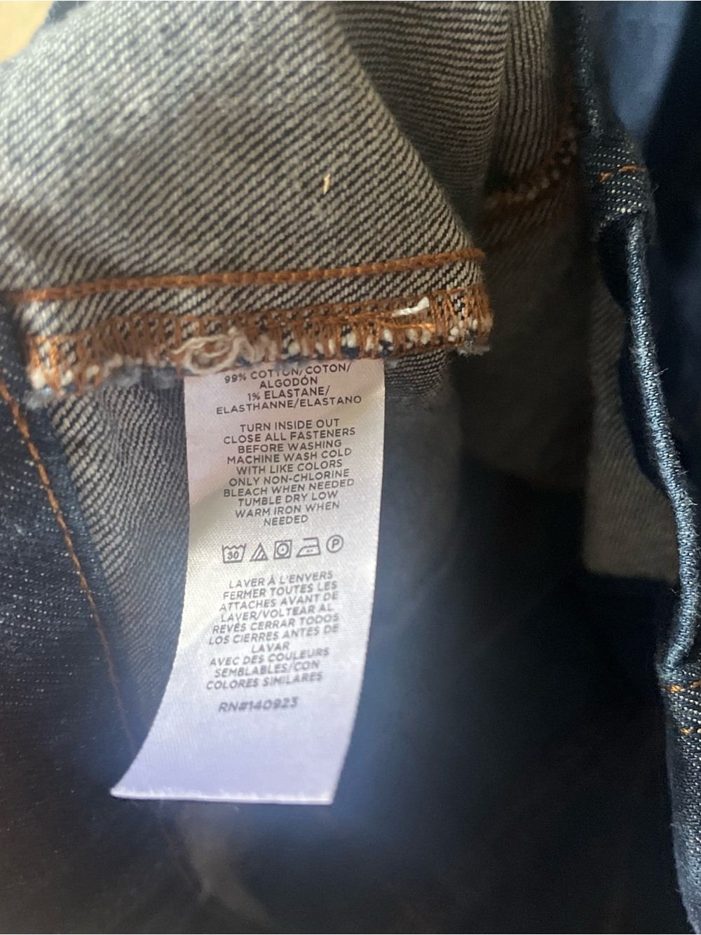 Denim Button Front Barn Style Jacket - Picture 4 of 5